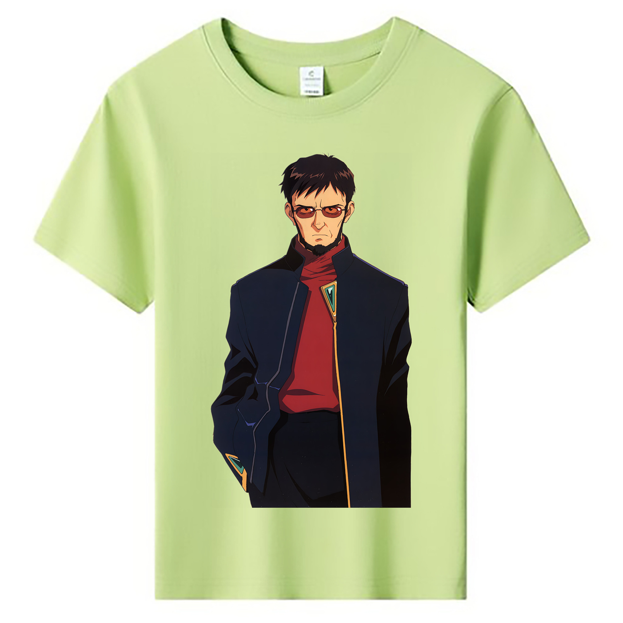 （画像用） EVA 新世紀エヴァンゲリオン 綿100％キッズTシャツ（フロントプリント）